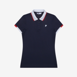 Fila Golf Pq - Naisten Poolopaita - Laivastonsininen | FI-37081